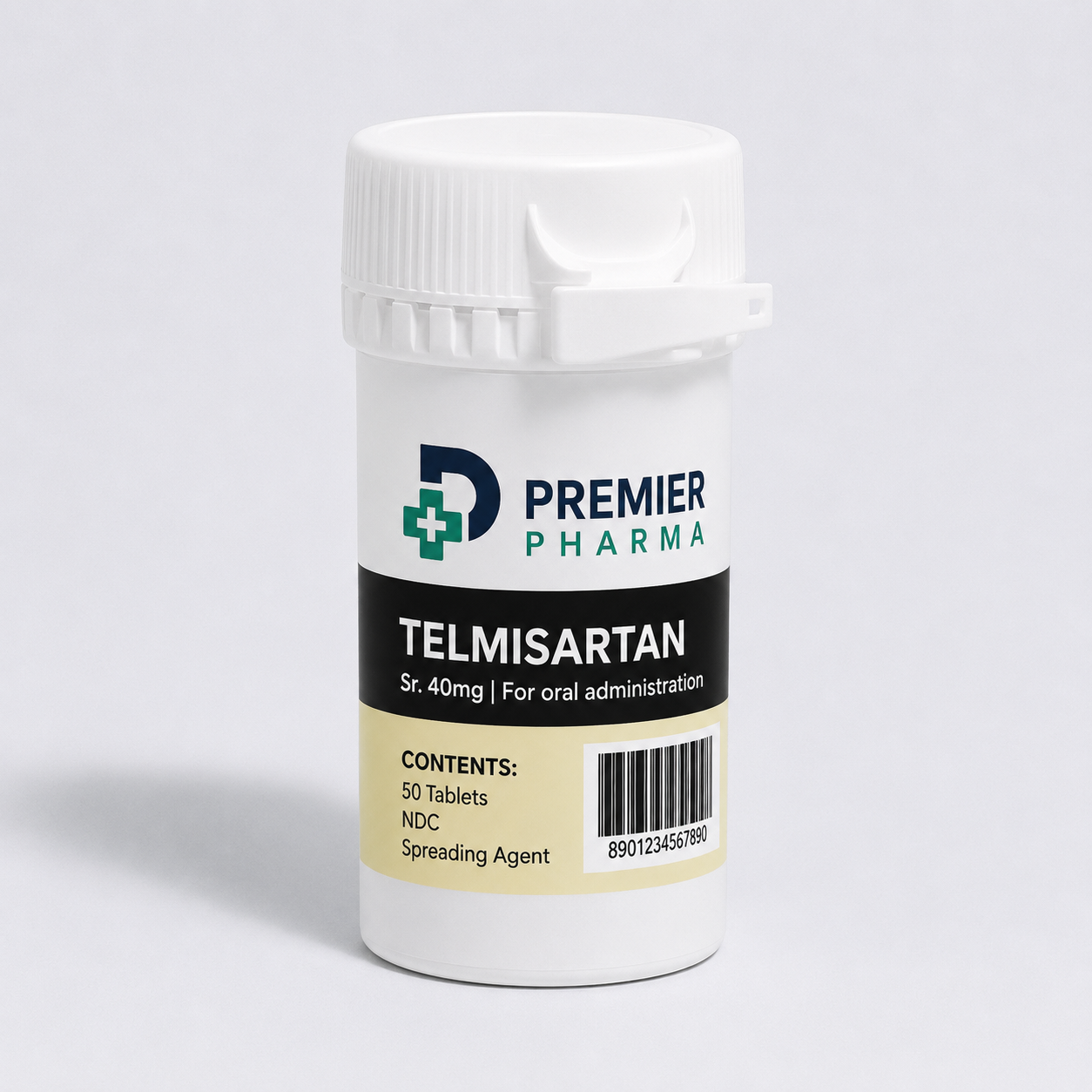 Telmisartan 40mg x 50 tablets