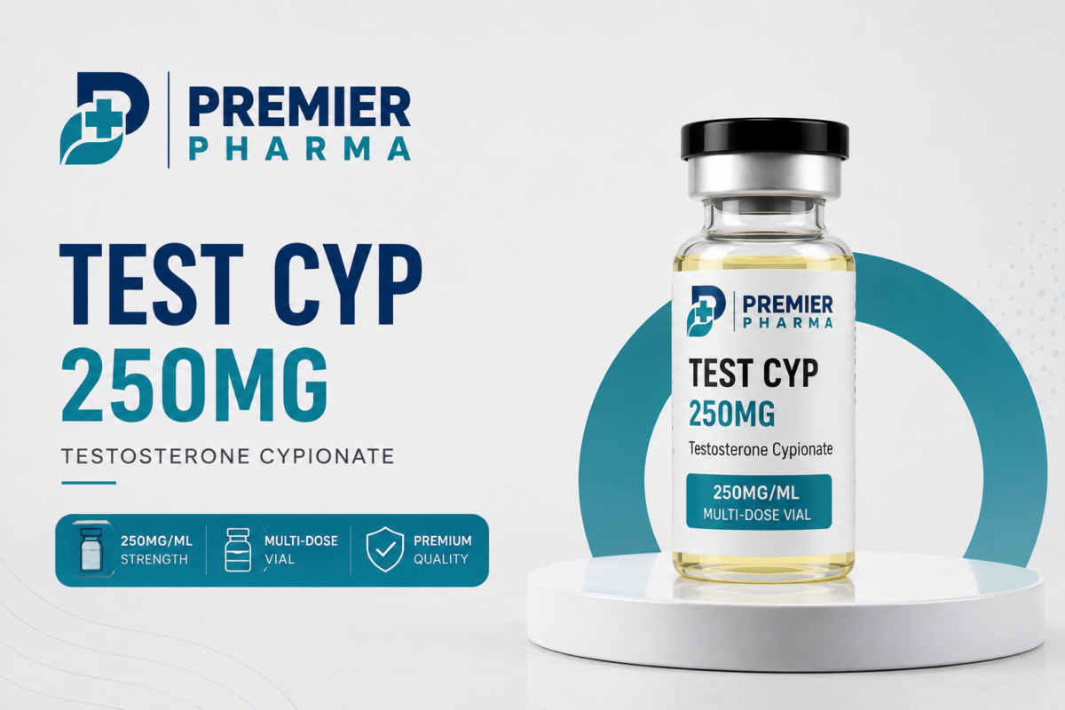 Test Cyp 250mg Premier Pharma Testosterone Cypionate Injectable Multi-Dose Vial